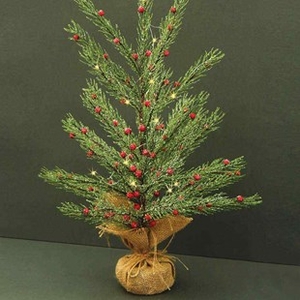 Gift Natural Look Tree with LED Lights