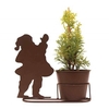 Home Father Christmas Silhouette Pot with
