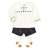 3-Piece Embroidered Outfit,  1 Month-3 Years