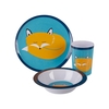 3-Piece Kids Fox Dinner Set