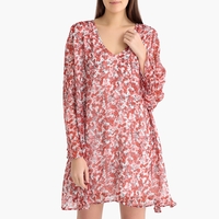 Amandine Matador Floral Print Chiffon Dress