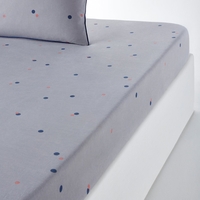 Ayanna Linen and Cotton Printed Fitted Sheet