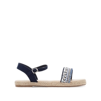 Beaded Wedge Sandals