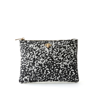 Bee Print Clutch Bag