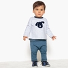 BouclÃ© Sweatshirt with Printed Motif,  Birth-2 Years
