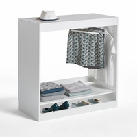 Build 1-Shelf Wardrobe Storage Unit with Hanging Rail
