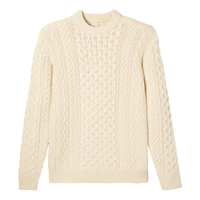 Cable Knit Jumper with Crew-Neck