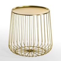 Cage Metal Wire Side Table