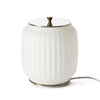Canelé Small Table Lamp in Opaline
