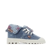 Canvas Lace-Up High Top Trainers
