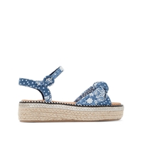 Canvas Wedge Sandals