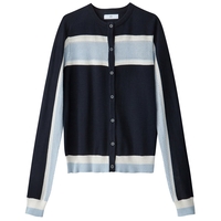 Cardigan with Mesh Inserts