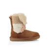Classic Short Patchwork Fluff Boots
