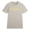 Cotton Mix Crew-Neck Slogan T-Shirt with Short Sleeves