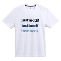 Cotton Printed Front T-Shirt with Short Sleeves and Crew-Neck