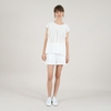 Flared Blouse with Gathered Front and Ruffled Sleeves