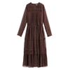 Flared Boho Midi Dress