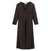 Flared Midi Maternity Dress