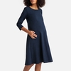 Flared Midi Maternity Dress