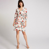 Floral Tight Wrap Dress