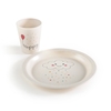 Hapfi Bamboo-Fibre Plate & Cup Set