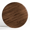 Hisia Solid Walnut Table Top,  Diameter 120cm