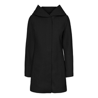 Hooded Mid-Length Coat