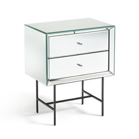 Khonsou Mirrored Bedside Table