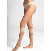 Ladder Resist Transparent 20 Denier Knee-Highs