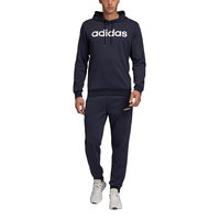 Linear Cotton Mix Tracksuit with Hood