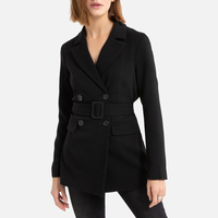 Long Double-Breasted Jacket