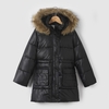 Long Hooded Padded Jacket,  3-12 Years