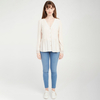 Long-Sleeved Blouse with V-Neck