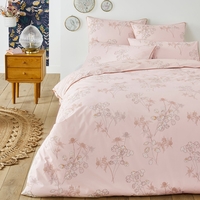 Lunaria Duver Cover in Floral Print Cotton Percale
