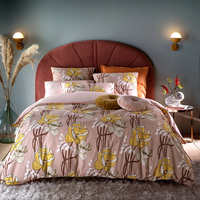 Maryhill Duvet Cover in Floral Print Cotton Percale