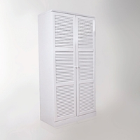 Mayor Solid Pine 2-Door Wardrobe