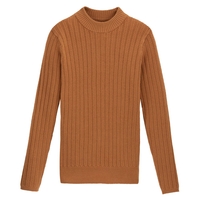 Mini Cable Knit Ribbed Jumper with Crew-Neck