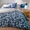 OLÃRONS Graphic Bubble Print Cotton Duvet Cover