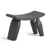 Oreus Three Legged Footstool in Solid Mango