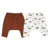 Pack of 2 Pairs of Dinosaur Joggers,  Birth-2 Years