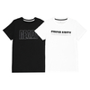 Pack of 2 T-Shirts in Printed Organic Cotton,  10-18 Years