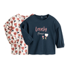 Pack of 2 T-Shirts in Printed Organic Cotton,  3 Months-4 Years