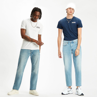 Pack of 2 T-Shirts in Slim Fit with Crew-Neck in Cotton