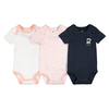 Pack of 3 Bodysuits in Organic Cotton,  Birth-3 Years