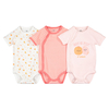 Pack of 3 Bodysuits in Organic Cotton,  Prem-2 Years