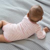 Pack of 3 Organic Cotton Bodysuits,  Prem-2 Years