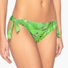 Palm Print Tie Side Bikini Bottoms