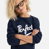 Perfect Cotton Mix Sweatshirt with Crew-Neck,  3-14 Years