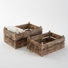 PERRINE Pine Nesting Crates (set of 2)