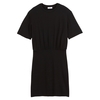 Plain T-Shirt Mini Dress with Short Sleeves